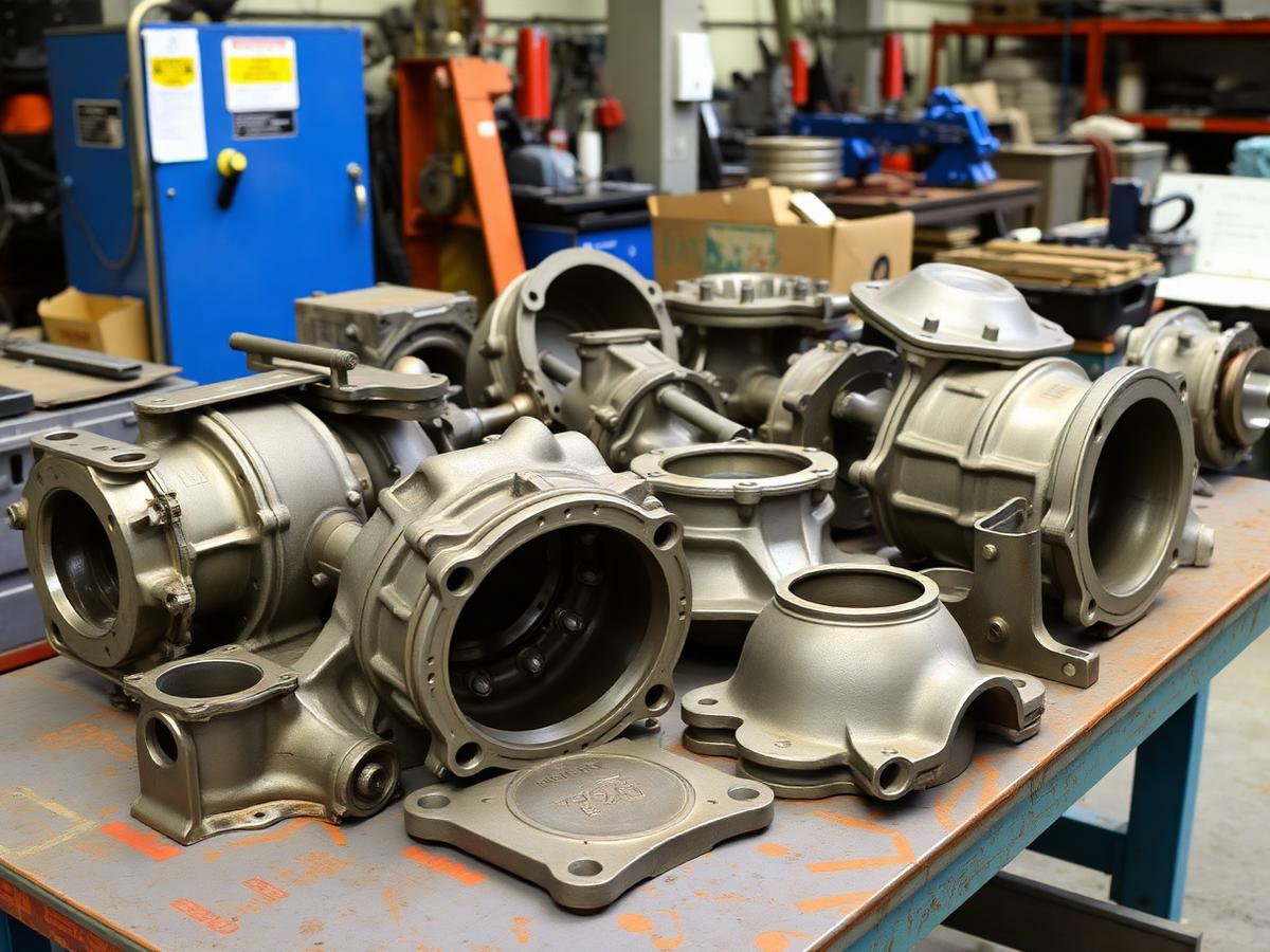 Cast automobile housings and pump bodies