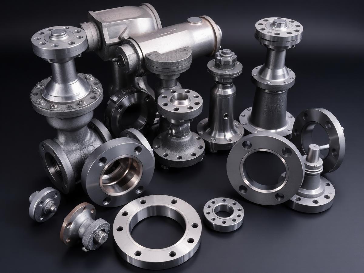 Steel investment castings, valve bodies and flanges
